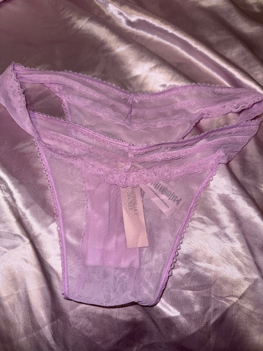 NWT Victoria’s Secret Bubblegum Pink Lace Panty